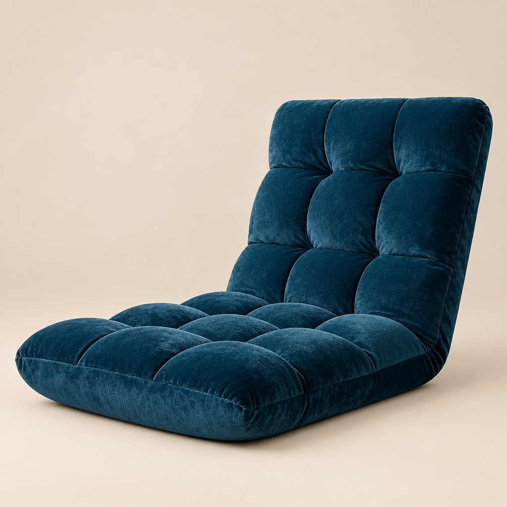 Seating | Artiss Adjustable Floor Lounge | Navy