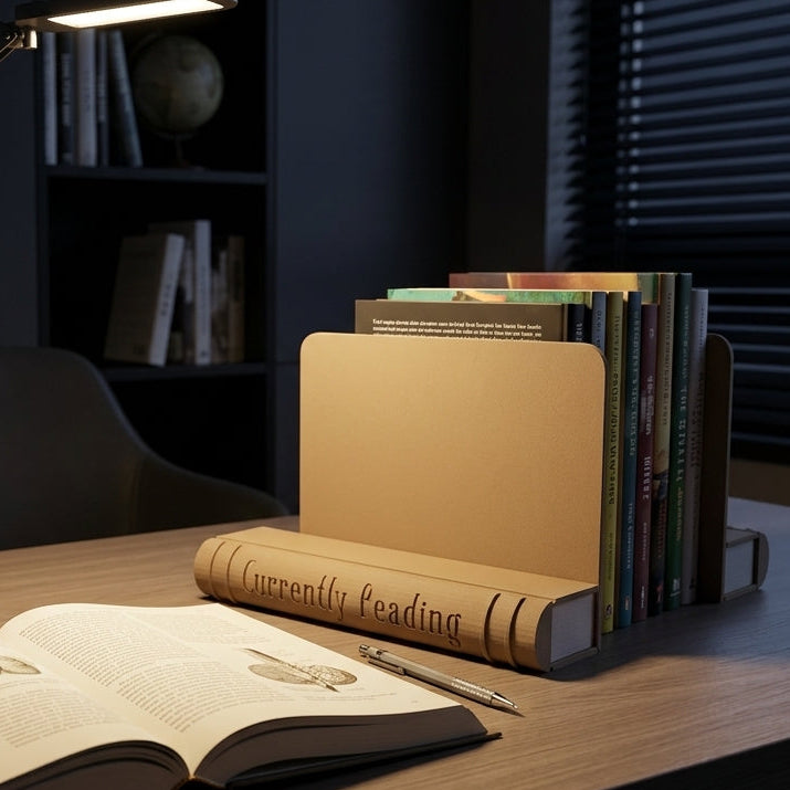 Bookend | 3D Printed Bookend Book Stand | Beige