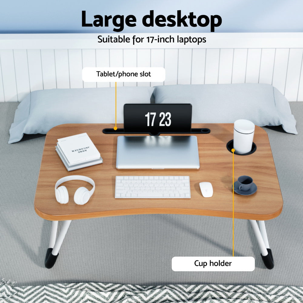 Foldable Table | Portable Foldable Stand Lap Tray | Wood
