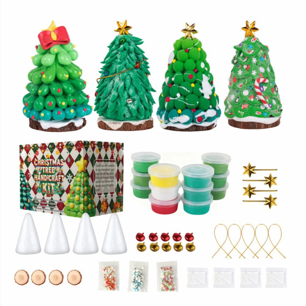 Hobby | DIY Christmas Tree Clay Kit | Green