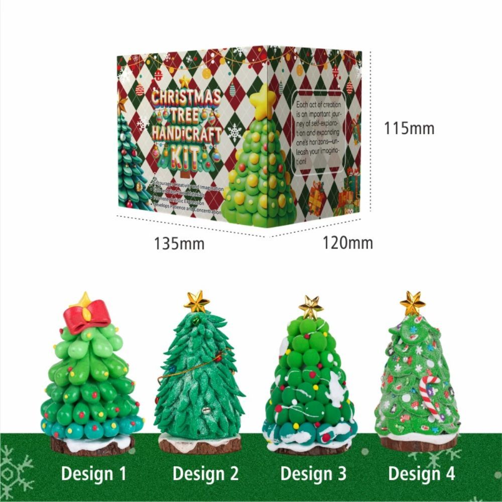 Hobby | DIY Christmas Tree Clay Kit | Green