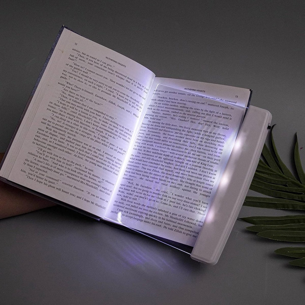 Book Light | Portable Transparent LED Book Light| White