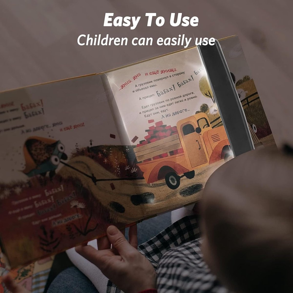 Book Light | Portable Transparent LED Book Light| White