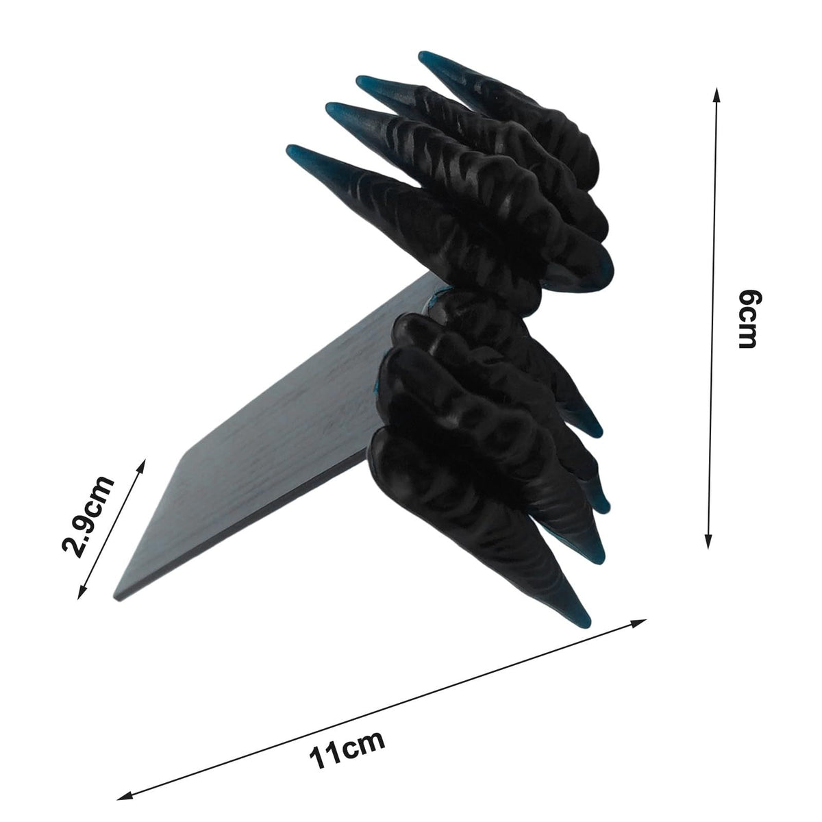 Bookmark | Demon Claw Shaped Resin Bookmark | Black