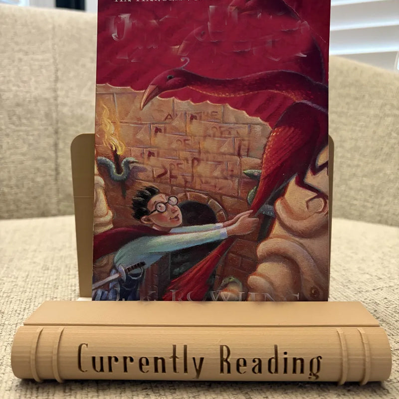 Bookend | 3D Printed Bookend Book Stand | Beige