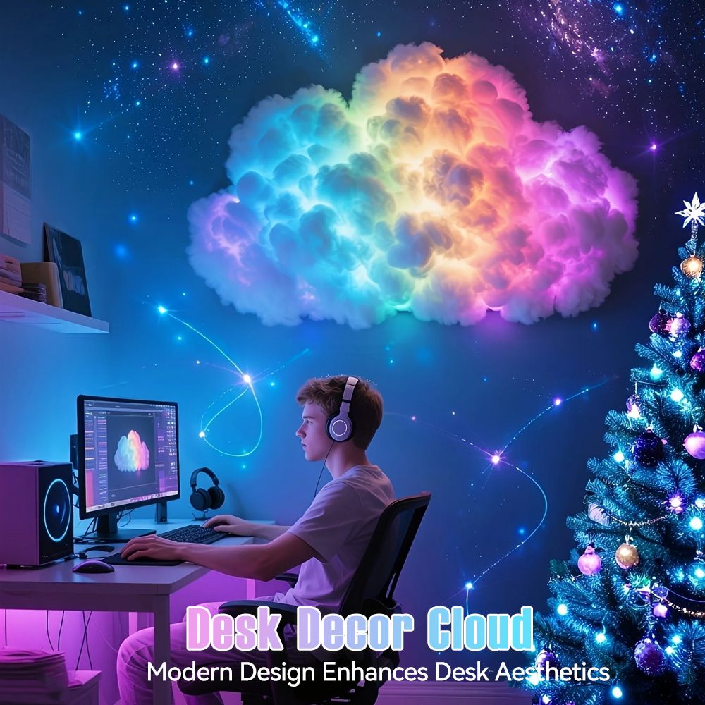 Lighting | DIY Dreamy 3D Cloud Lamp & Remote Control | Fantasy Colour
