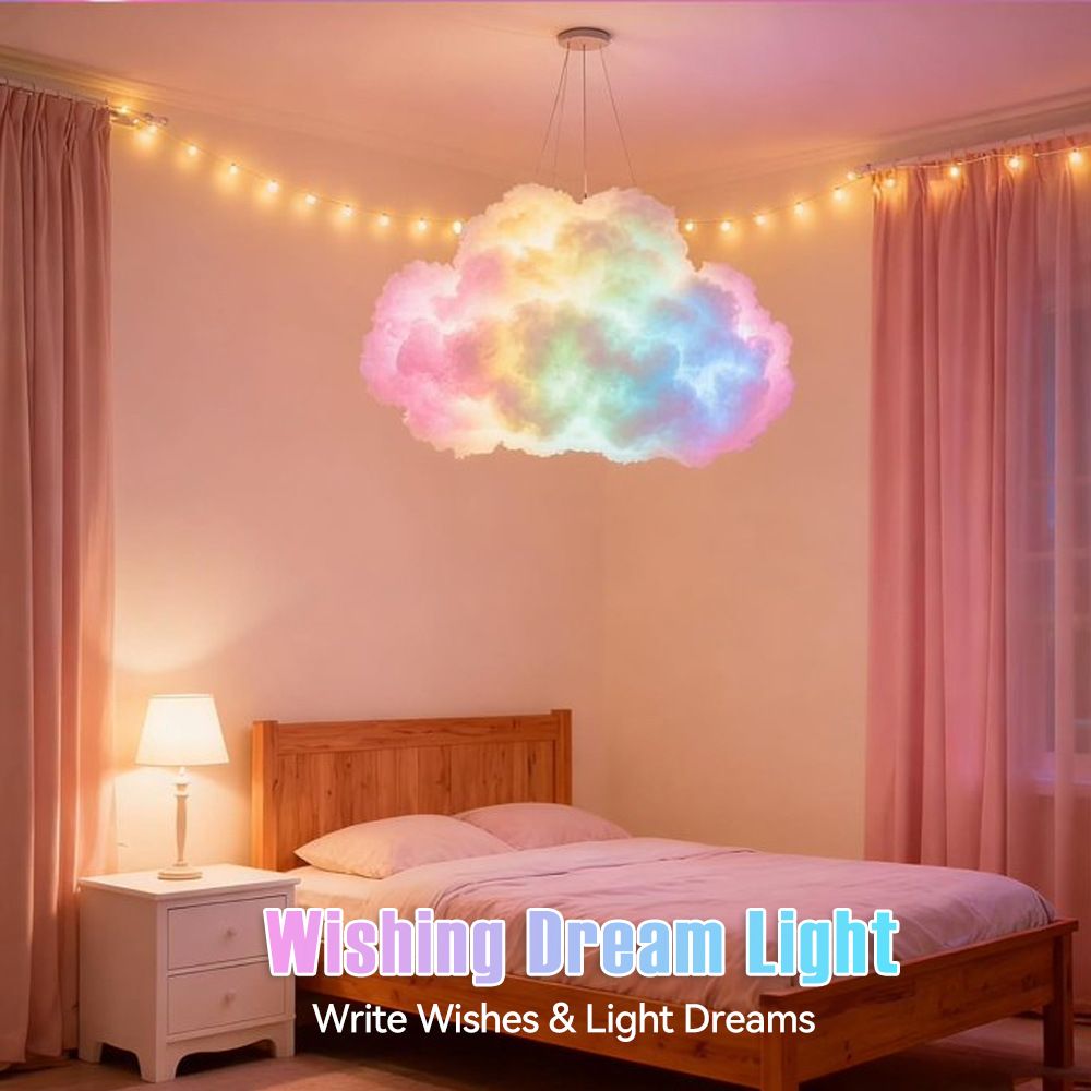 Lighting | DIY Dreamy 3D Cloud Lamp & Remote Control | Fantasy Colour