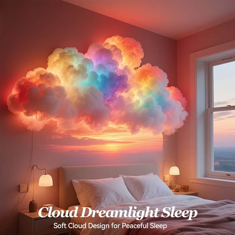 Lighting | DIY Dreamy 3D Cloud Lamp & Remote Control | Fantasy Colour