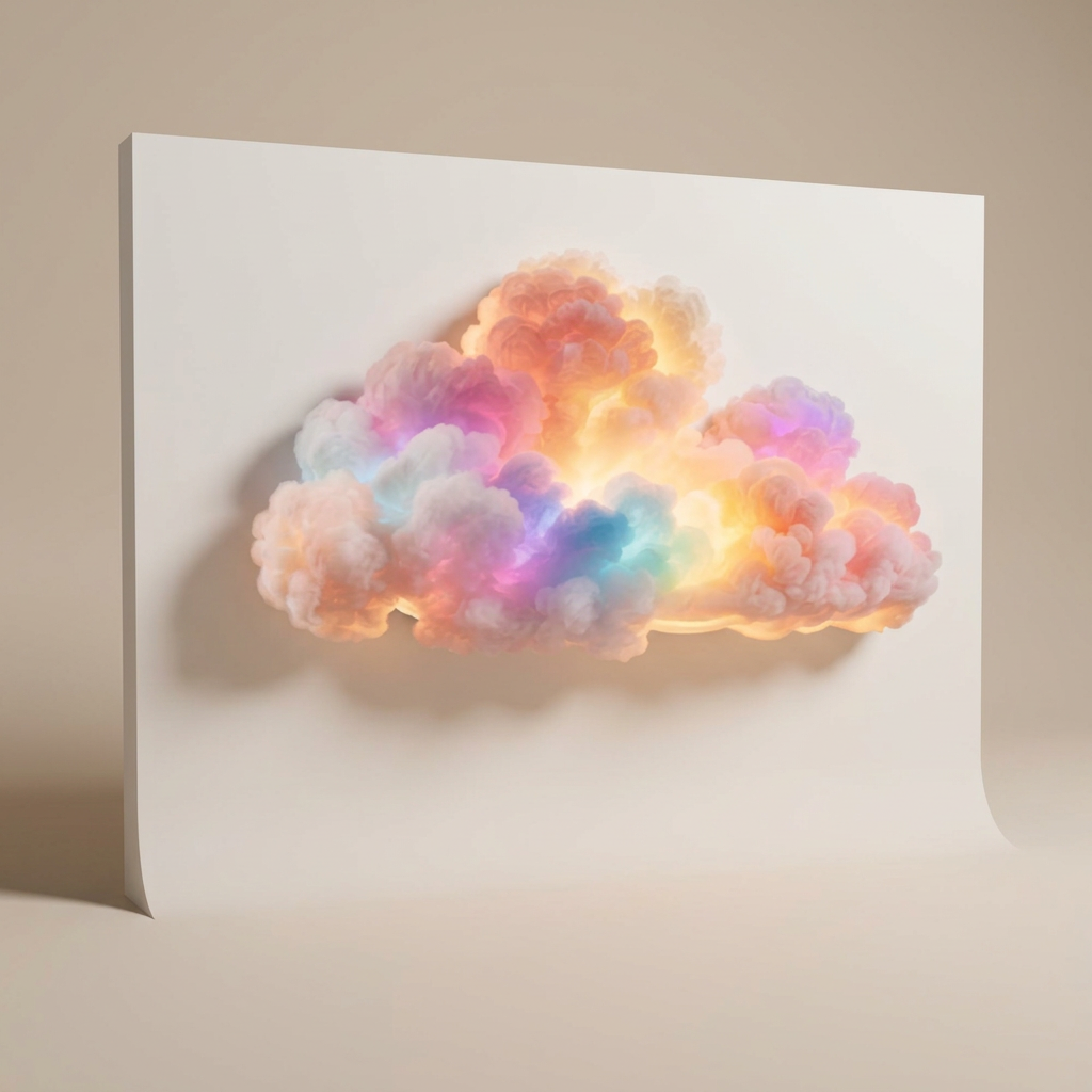 Lighting | DIY Dreamy 3D Cloud Lamp & Remote Control | Fantasy Colour
