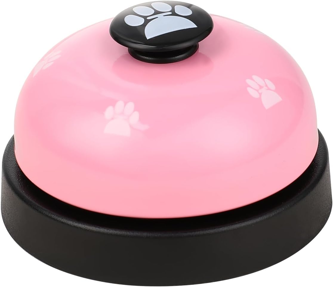 Pet Décor | Cat Paw Call Bell Desktop Pet Training Bell | Pink