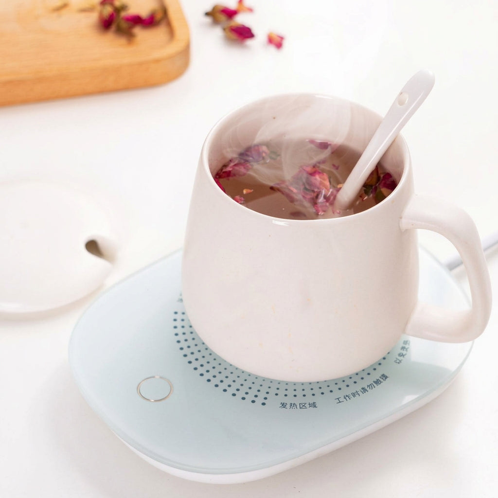 Mug Warmer | Coffee Mug Warmer & Auto Shut Off | Pink