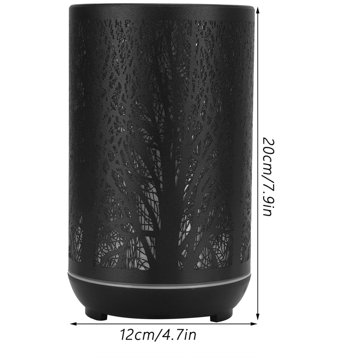 Oil Diffuser | 2 in 1 Ambient Night Light Aroma Diffuser | Black