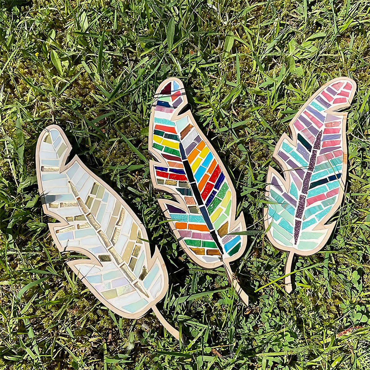 Hobby | DIY Mosaic Feather Kit | Colourful