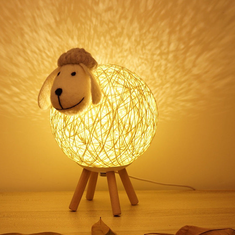 Lighting | Nordic-Style Sheep Night Light Lamp | Warm White