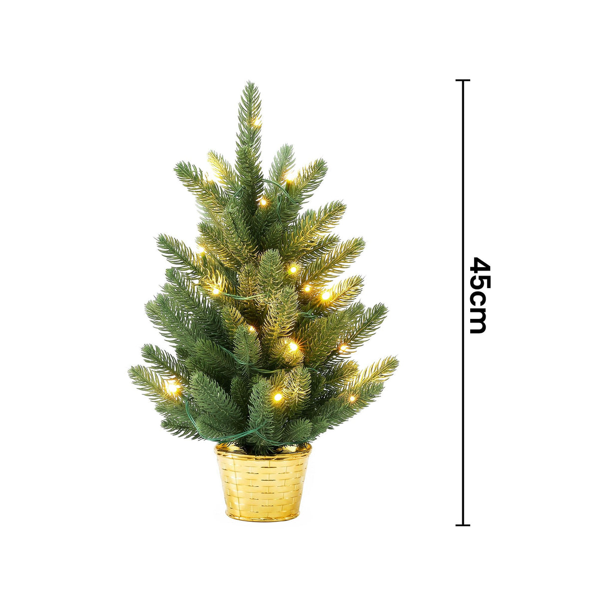 Lighting | Mini Christmas Tree with Lights Battery | Warm White
