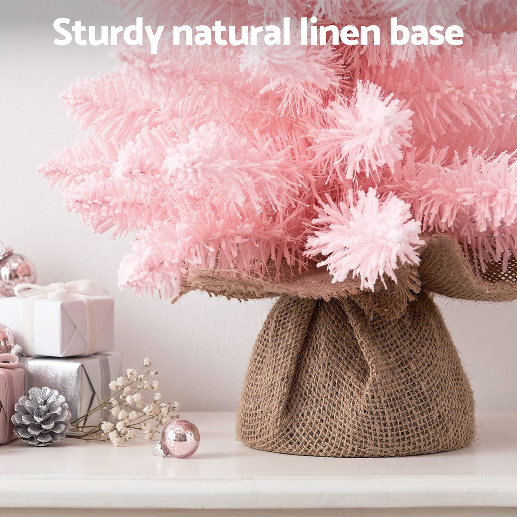 Christmas Décor | Jingle Jollys 60cm Mini Pink Christmas Tree | Pink