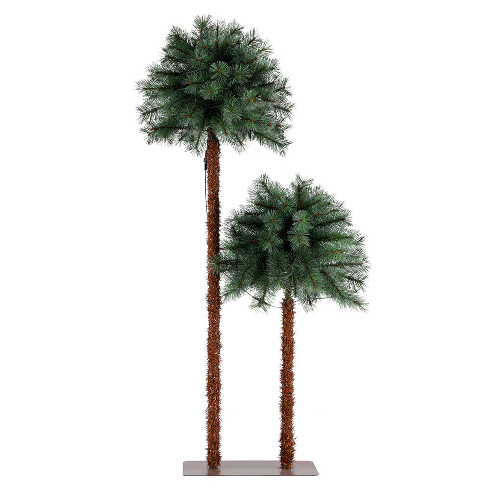 Christmas Tree | Jingle Jollys Christmas Palm Tree LED | Brown and Green
