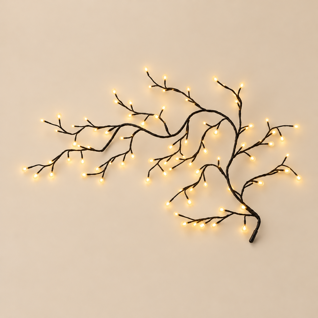 Christmas Décor | Jingle Jollys Christmas Willow Vine LED Light | Warm White