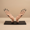 Bookend | 2-Piece Hand Bookends and Book Holder | Resin