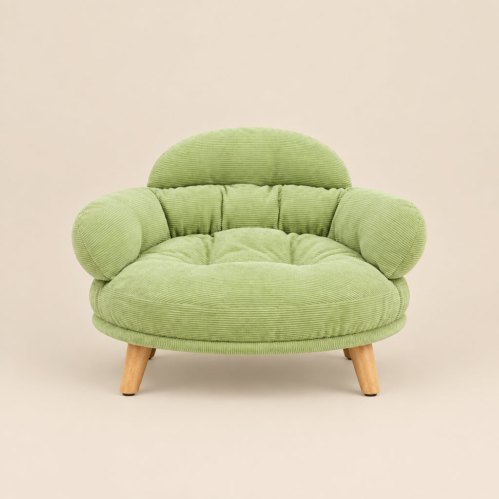 Pawz Elevated Pet Dog Cat Sofa Bed Couch XL Size Green-0
