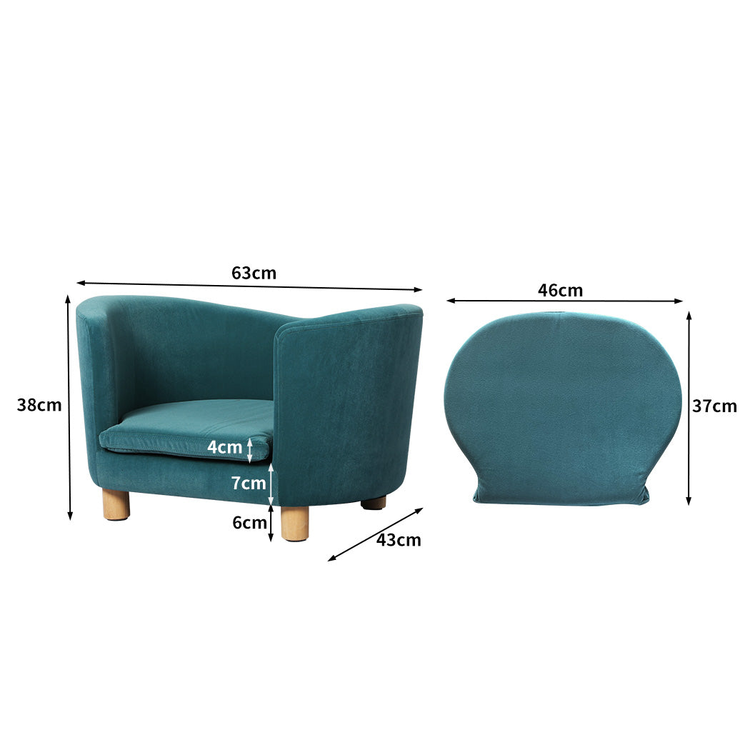 Pet Bed | PaWz Pet Elevated Sofa Bed | Blue