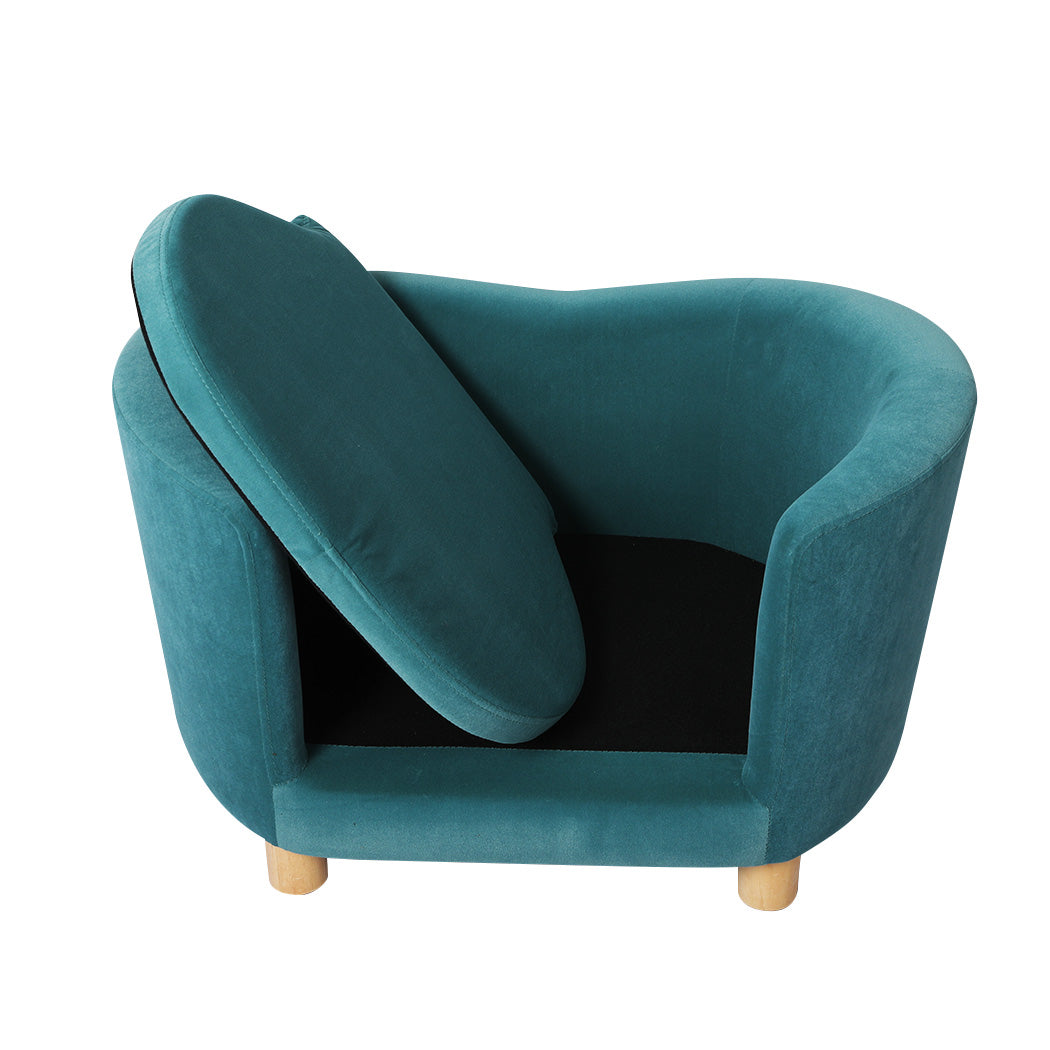 Pet Bed | PaWz Pet Elevated Sofa Bed | Blue